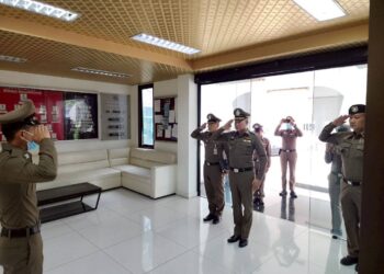 พล.ต.ต.ศิลปคมณ์ เอี่ยมวงศ์ รอง ผบช.ภ.1 ตรวจประเมินตามโครงการฯ ตามแผนและกรอบระยะเวลาที่ แฟลต ภ.จ.นนทบุรี และ แฟลต สภ.ชัยพฤกษ์ จ.นนทบุรี