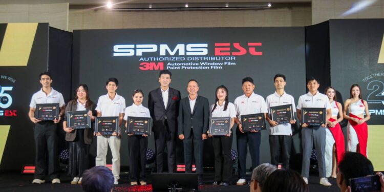 SPMS EST ฉลองครบรอบ 25 ปี เปิดตัว “เบียร์ ใบหยก” แบรนด์แอมบาสเดอร์ฟิล์มกรองแสง 3M พร้อมยกระดับประสบการณ์ด้วยเครือข่าย 3M PRO SHOP 25 SPMS EST ฉลองครบรอบ 25 ปี เปิดตัว “เบียร์ ใบหยก” แบรนด์แอมบาสเดอร์ฟิล์มกรองแสง 3M พร้อมยกระดับประสบการณ์ด้วยเครือข่าย 3M PRO SHOP