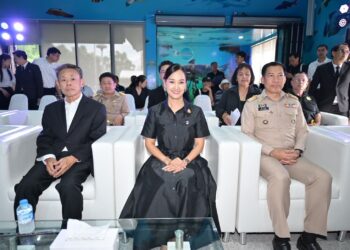 รมช.มท. ตรวจเยี่ยมการดำเนินงานศูนย์บริหารจัดการคุณภาพน้ำองค์การบริหารส่วนตำบลลำโพ อ.บางบัวทอง จ.นนทบุรี