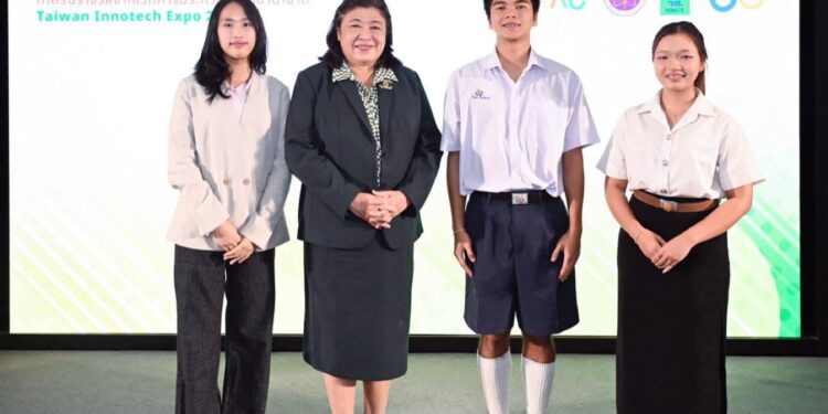 วช. แถลงข่าวฝีมือนักประดิษฐ์ไทย คว้ารางวัลจากเวทีประกวดนานาชาติ “Taiwan Innotech Expo 2025” 25 วช. แถลงข่าวฝีมือนักประดิษฐ์ไทย คว้ารางวัลจากเวทีประกวดนานาชาติ “Taiwan Innotech Expo 2025”