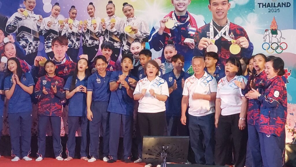 ยิมนาสติกฉลองความยิ่งใหญ่ “ศศิวิมล”หลังน้ำตาลาทีมชาติ 27