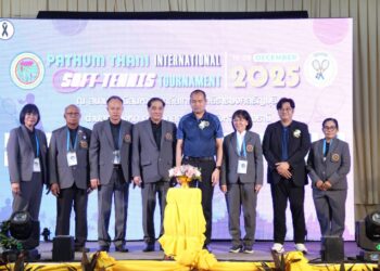นักหวดซอฟท์เทนนิสจากไชนีสไทเปโชว์พลังสุดยอดกวาดเพิ่มสองแชมป์ทีมชาย-ทีมหญิงรวมคว้า 6 แชมป์จาก 7 รายการในการแข่งขัน ” Phatum Thani International Soft Tennis Tournament 2025″ วันสุดท้าย ส่วนทีมซอฟท์เทนนิสไทย ชาย-หญิงไทยได้ 2 เหรียญเงิน