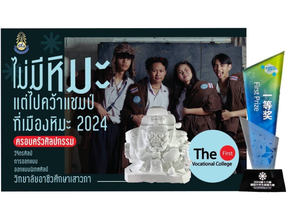 ฮีโร่เด็กไทย! เสาวภาผงาดแชมป์แกะสลักหิมะโลก 3 สมัยซ้อน ปักธงชาติกลางฮาร์บิน 28