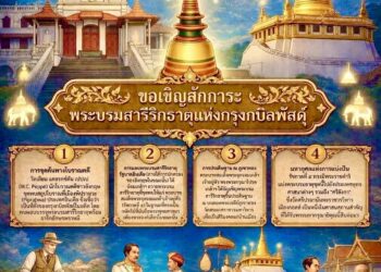 สระบุรีประกาศหน้าประวัติศาสตร์! 140 ปีแห่งการรอคอย พระบรมสารีริกธาตุกลับสู่แผ่นดินไทยครั้งยิ่งใหญ่