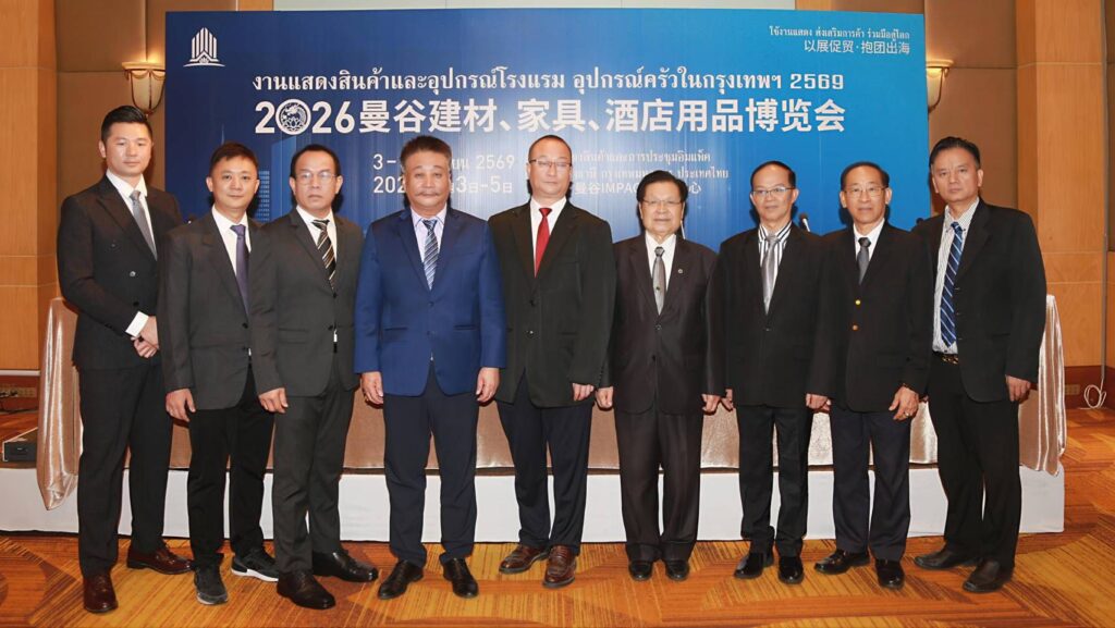ฟัลครัม กรุ๊ป ไทย–จีน ผนึกกำลังจัดมหกรรม ก่อสร้าง–โรงแรม–เฟอร์นิเจอร์ใหญ่แห่งปี ดันการค้าไทยสู่ตลาดอาเซียน 26