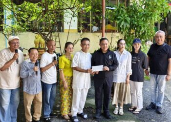 พล.ต.อ.อัคราเดช พิมลศรี ที่ปรึกษา ตร. เป็นประธานร่วมงานอุปสมบทนายภคพล วรภัทรเมธาวี (เต๋อ เชิญยิ้ม)