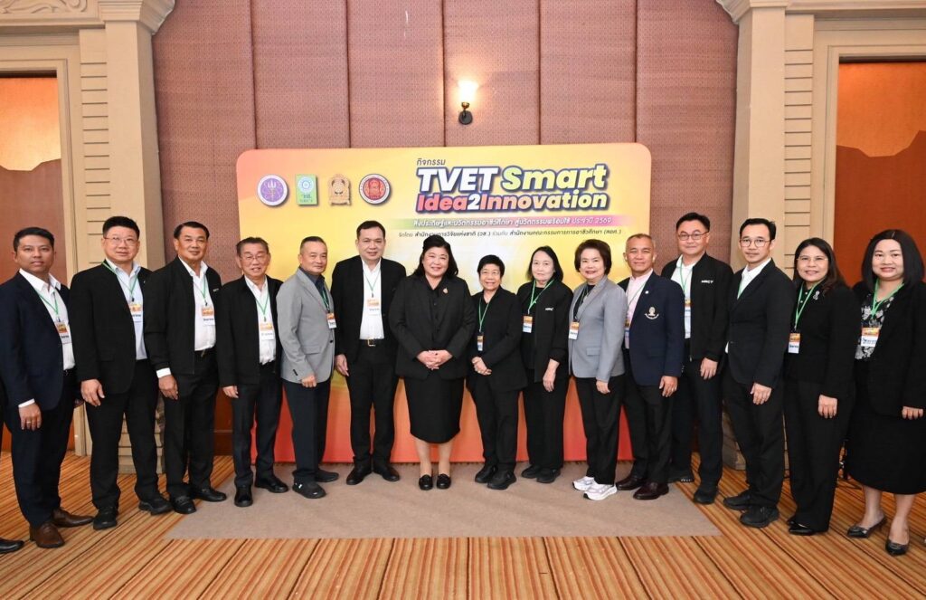วช. – สอศ. ร่วมบ่มเพาะนักประดิษฐ์ในกลไก “TVET Smart Idea2Innovation” ภาคตะวันออกเฉียงเหนือ มุ่งเปลี่ยนไอเดียสู่นวัตกรรมพร้อมใช้” นำทีมอาชีวศึกษาตอบโจทย์ชุมชนและผู้ประกอบการ 29