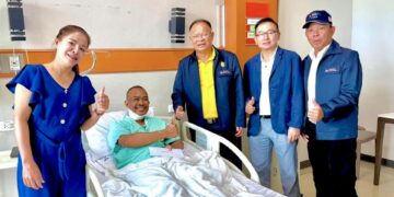 นายกสมาคมตำรวจ เยี่ยม “หมวดประสาร” ถูกต่างชาติปาดคอ ชื่นชมฮีโร่ผู้พิทักษ์สันติราษฎร์ จี้ทบทวนยุทธวิธีจับกุม ลดการสูญเสีย